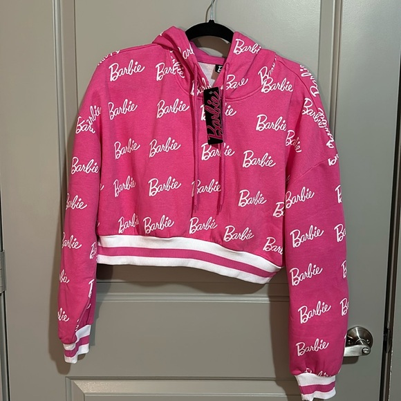 Barbie Cropped Hoodie - Picture 1 of 3